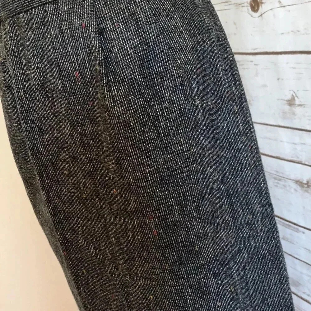 Women Fully Lined Straight Mid Calf Career Multi-Colored Skirt Size Small 10 - Picture 5 of 12